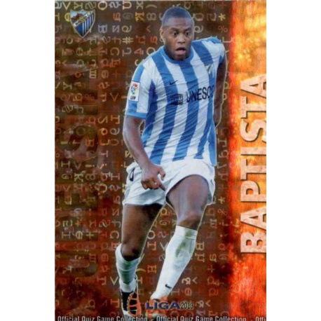 Baptista Superstar Brillo Letras Málaga 108 Las Fichas de la Liga 2013 Official Quiz Game Collection