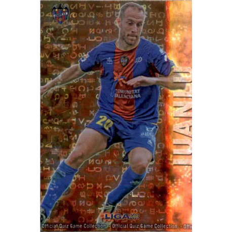 Juanlu Superstar Brillo Letras Levante 161 Las Fichas de la Liga 2013 Official Quiz Game Collection