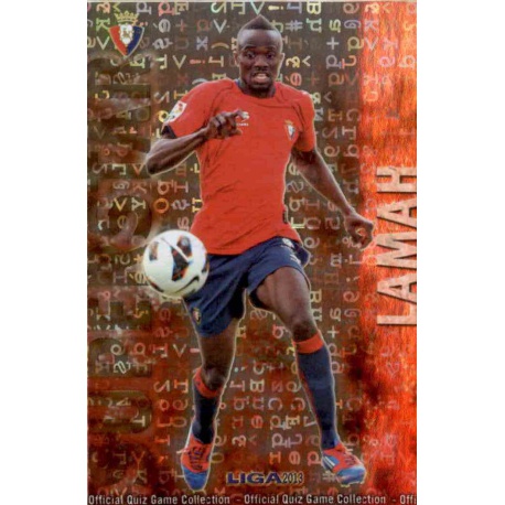 Lamah Superstar Brillo Letras Osasuna 185 Las Fichas de la Liga 2013 Official Quiz Game Collection