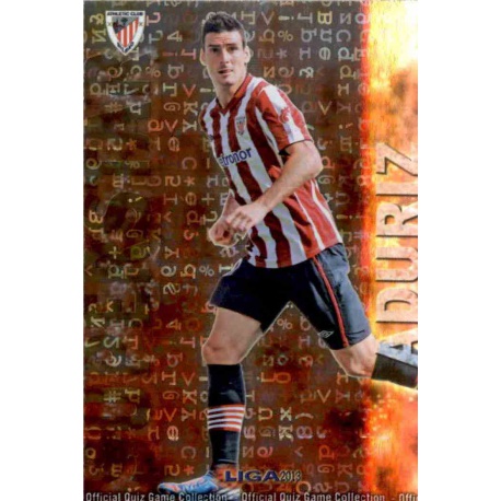 Aduriz Superstar Brillo Letras Athletic Club 270 Las Fichas de la Liga 2013 Official Quiz Game Collection