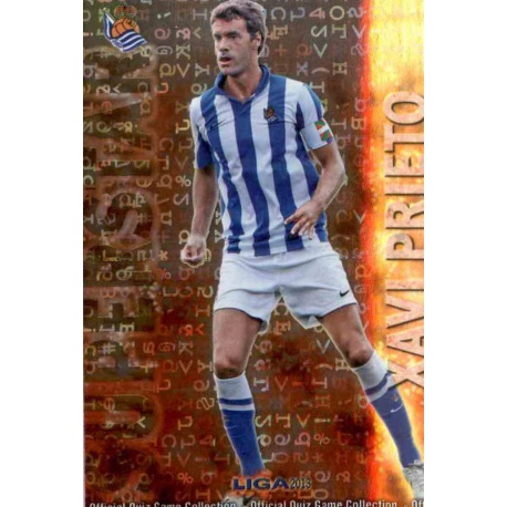 Xabi Prieto Superstar Brillo Letras Real Sociedad 322 Las Fichas de la Liga 2013 Official Quiz Game Collection