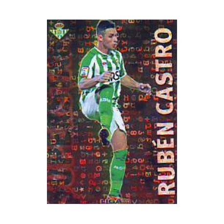 Rubén Castro Superstar Brillo Letras Betis 350 Las Fichas de la Liga 2013 Official Quiz Game Collection