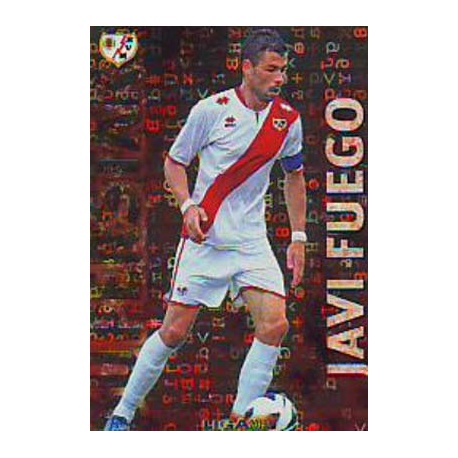 Javi Fuego Superstar Brillo Letras Rayo Vallecano 403 Las Fichas de la Liga 2013 Official Quiz Game Collection