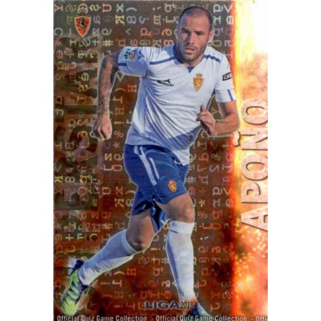 Apoño Superstar Brillo Letras Zaragoza 428 Las Fichas de la Liga 2013 Official Quiz Game Collection