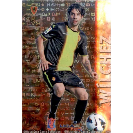 Wilchez Superstar Brillo Letras Zaragoza 432 Las Fichas de la Liga 2013 Official Quiz Game Collection