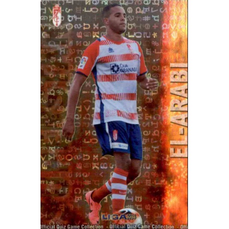 El Arabi Superstar Brillo Letras Granada 459 Las Fichas de la Liga 2013 Official Quiz Game Collection