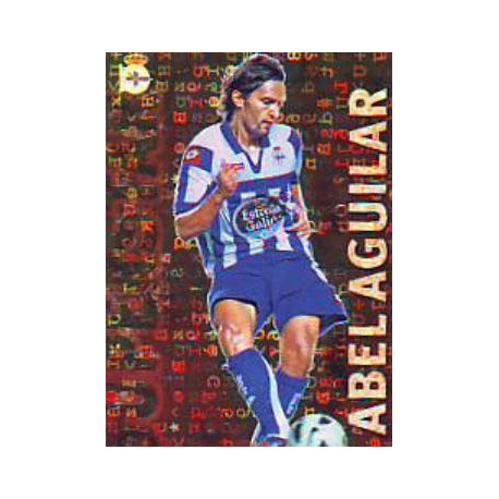 Abel Aguilar Superstar Brillo Letras Deportivo 485 Las Fichas de la Liga 2013 Official Quiz Game Collection