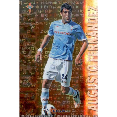 Augusto Fernandez Superstar Brillo Letras Celta 511 Las Fichas de la Liga 2013 Official Quiz Game Collection