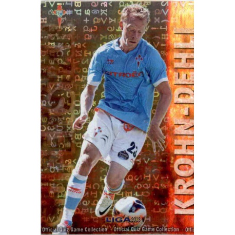 Krohn-Dehli Superstar Brillo Letras Celta 513 Las Fichas de la Liga 2013 Official Quiz Game Collection