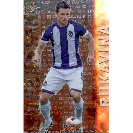 Rukavina Superstar Brillo Letras Valladolid 539 Las Fichas de la Liga 2013 Official Quiz Game Collection