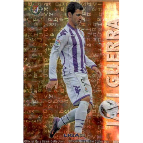 Javi Guerra Superstar Brillo Letras Valladolid 540 Las Fichas de la Liga 2013 Official Quiz Game Collection