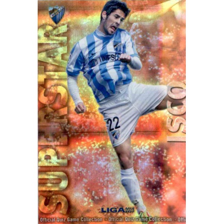 Isco Superstar Brillo Rayas Horizontales Málaga 107 Las Fichas de la Liga 2013 Official Quiz Game Collection