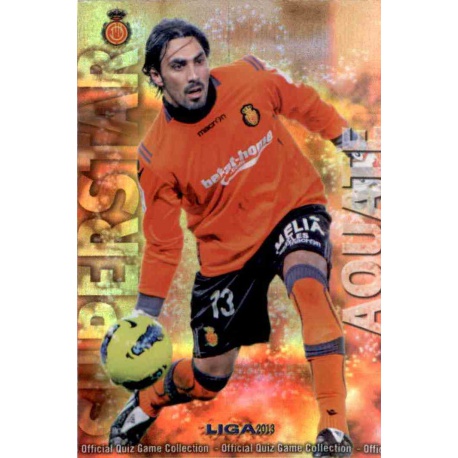 Aouate Superstar Brillo Rayas Horizontales Mallorca 212 Las Fichas de la Liga 2013 Official Quiz Game Collection