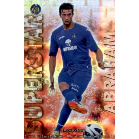 Abraham Superstar Brillo Rayas Horizontales Getafe 295 Las Fichas de la Liga 2013 Official Quiz Game Collection