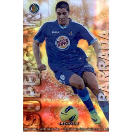 Barrada Superstar Brillo Rayas Horizontales Getafe 296 Las Fichas de la Liga 2013 Official Quiz Game Collection