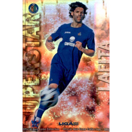 Lafita Superstar Brillo Rayas Horizontales Getafe 297 Las Fichas de la Liga 2013 Official Quiz Game Collection