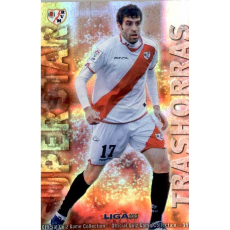 Trashorras Superstar Brillo Rayas Horizontales Rayo Vallecano 402 Las Fichas de la Liga 2013 Official Quiz Game Collection