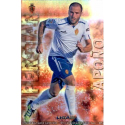 Apoño Superstar Brillo Rayas Horizontales Zaragoza 428 Las Fichas de la Liga 2013 Official Quiz Game Collection