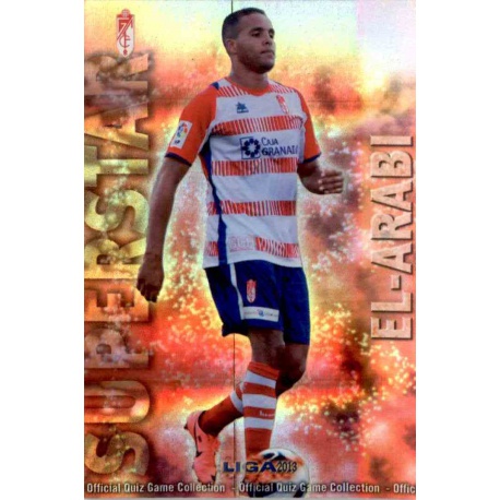 El Arabi Superstar Brillo Rayas Horizontales Granada 459 Las Fichas de la Liga 2013 Official Quiz Game Collection