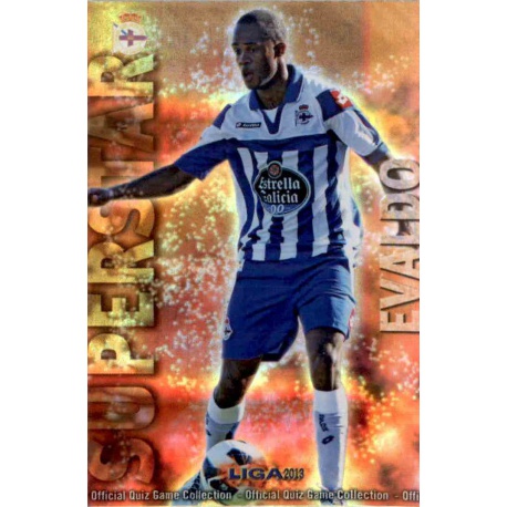 Evaldo Superstar Brillo Rayas Horizontales Deportivo 482 Las Fichas de la Liga 2013 Official Quiz Game Collection