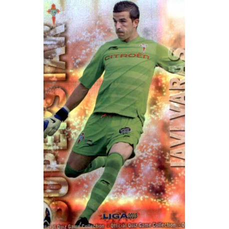 Javi Varas Superstar Brillo Rayas Horizontales Celta 509 Las Fichas de la Liga 2013 Official Quiz Game Collection