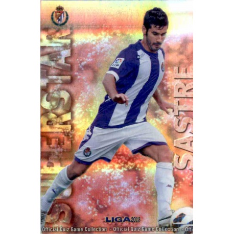 Sastre Superstar Brillo Rayas Horizontales Valladolid 536 Las Fichas de la Liga 2013 Official Quiz Game Collection