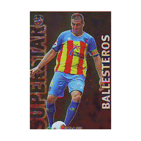 Ballesteros Superstar Brillo Liso Levante 159 Las Fichas de la Liga 2013 Official Quiz Game Collection