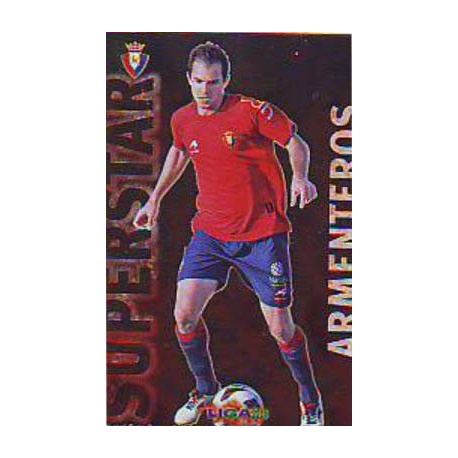 Armenteros Superstar Brillo Liso Osasuna 188 Las Fichas de la Liga 2013 Official Quiz Game Collection