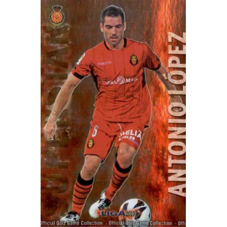 Antonio López Superstar Brillo Liso Mallorca 215 Las Fichas de la Liga 2013 Official Quiz Game Collection