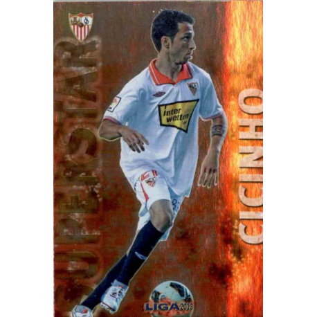 Cicinho Superstar Brillo Liso Sevilla 239 Las Fichas de la Liga 2013 Official Quiz Game Collection