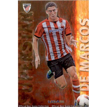 De Marcos Superstar Brillo Liso Athletic Club 268 Las Fichas de la Liga 2013 Official Quiz Game Collection