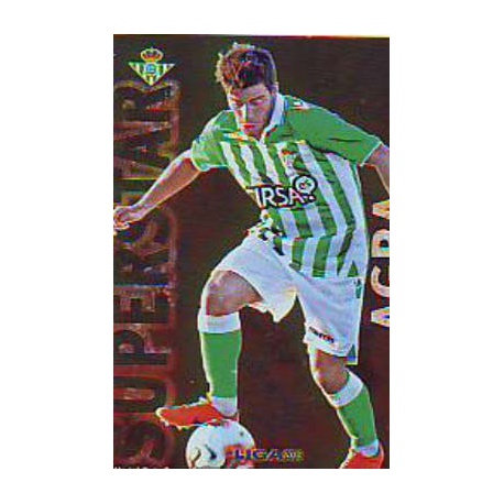 Agra Superstar Brillo Liso Betis 347 Las Fichas de la Liga 2013 Official Quiz Game Collection