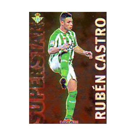 Rubén Castro Superstar Brillo Liso Betis 350 Las Fichas de la Liga 2013 Official Quiz Game Collection