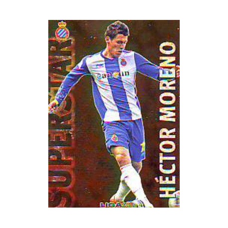 Héctor Moreno Superstar Brillo Liso Espanyol 375 Las Fichas de la Liga 2013 Official Quiz Game Collection