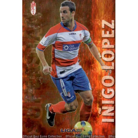 Iñigo López Superstar Brillo Liso Granada 456 Las Fichas de la Liga 2013 Official Quiz Game Collection