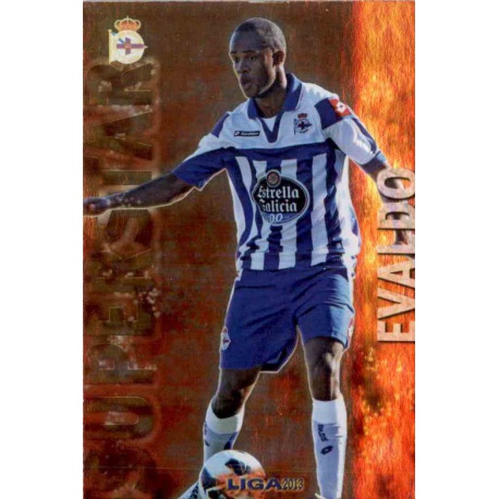 Evaldo Superstar Brillo Liso Deportivo 482 Las Fichas de la Liga 2013 Official Quiz Game Collection