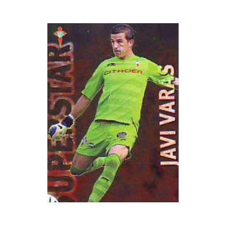 Javi Varas Superstar Brillo Liso Celta 509 Las Fichas de la Liga 2013 Official Quiz Game Collection