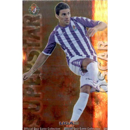 Óscar Superstar Brillo Liso Valladolid 537 Las Fichas de la Liga 2013 Official Quiz Game Collection