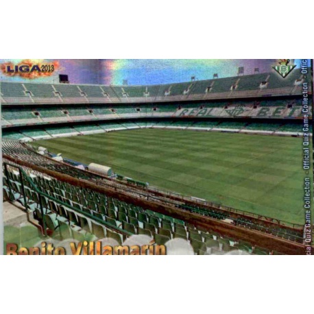 Benito Villamarin Brillo Rayas Horizontales Betis 326 Las Fichas de la Liga 2013 Official Quiz Game Collection