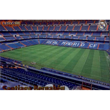 Santiago Bernabeu Brillo Liso Real Madrid 2 Las Fichas de la Liga 2013 Official Quiz Game Collection