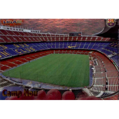 Camp Nou Brillo Liso Barcelona 29 Las Fichas de la Liga 2013 Official Quiz Game Collection