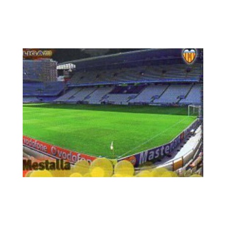 Mestalla Brillo Liso Valencia 56 Las Fichas de la Liga 2013 Official Quiz Game Collection