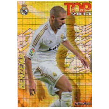 Benzema Top Cuadros Real Madrid 622 Las Fichas de la Liga 2013 Official Quiz Game Collection