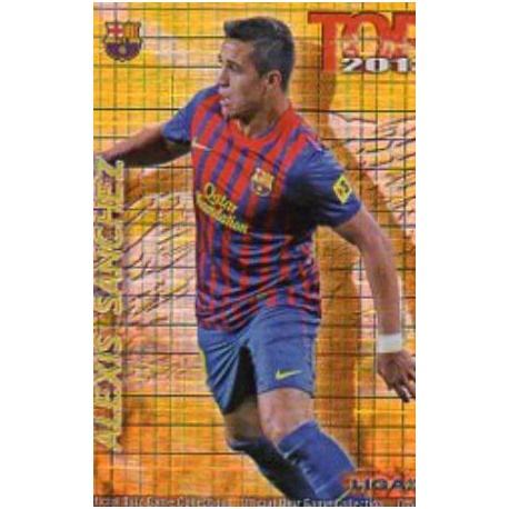 Alexis Sánchez Top Cuadros Barcelona 623 Las Fichas de la Liga 2013 Official Quiz Game Collection