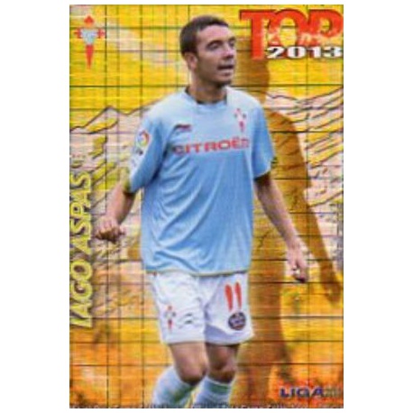 Iago Aspas Top Cuadros Celta 639 Las Fichas de la Liga 2013 Official Quiz Game Collection