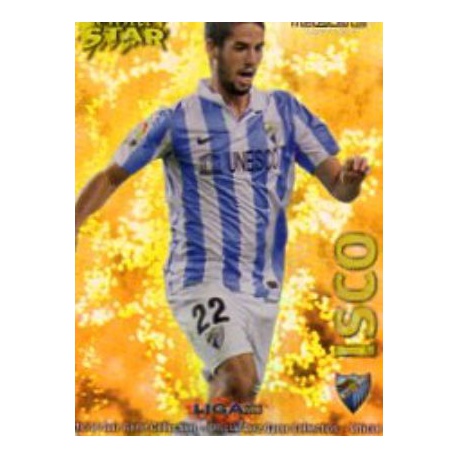 Isco Gold Star Brillo Liso Málaga 19 Las Fichas de la Liga 2013 Official Quiz Game Collection