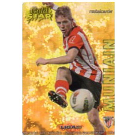 Muniain Gold Star Brillo Liso Athletic Club 32 Las Fichas de la Liga 2013 Official Quiz Game Collection