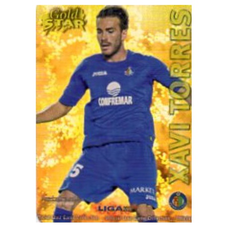 Xavi Torres Gold Star Brillo Liso Getafe 34 Las Fichas de la Liga 2013 Official Quiz Game Collection