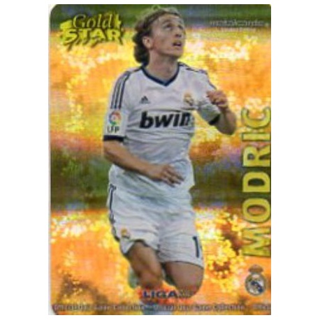 Modric Gold Star Rayas Horizontales Real Madrid 4 Las Fichas de la Liga 2013 Official Quiz Game Collection