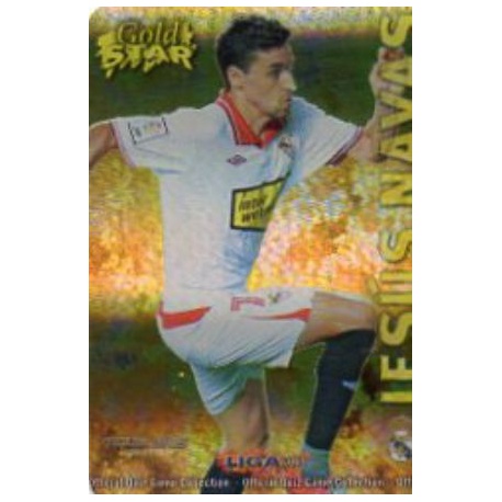 Jesús Navas Gold Star Rayas Horizontales Sevilla 29 Las Fichas de la Liga 2013 Official Quiz Game Collection